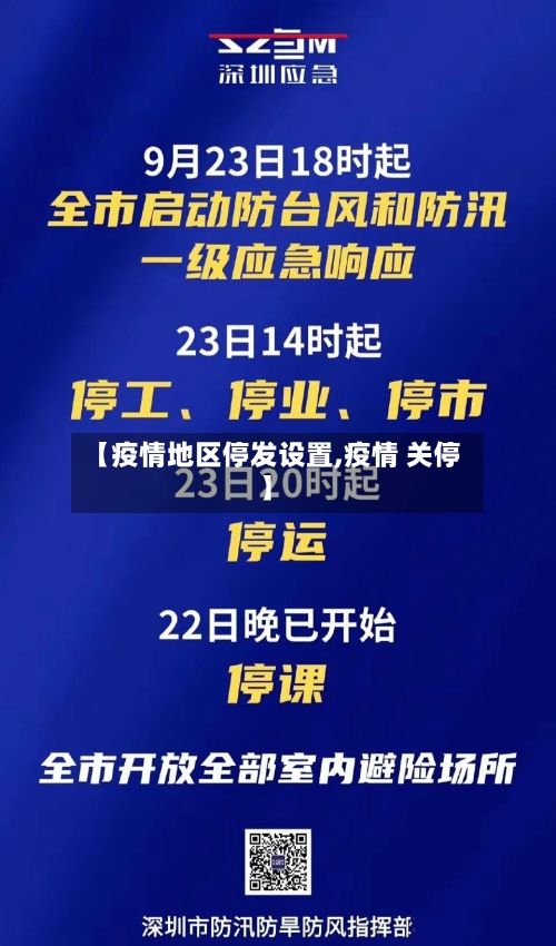 【疫情地区停发设置,疫情 关停】
