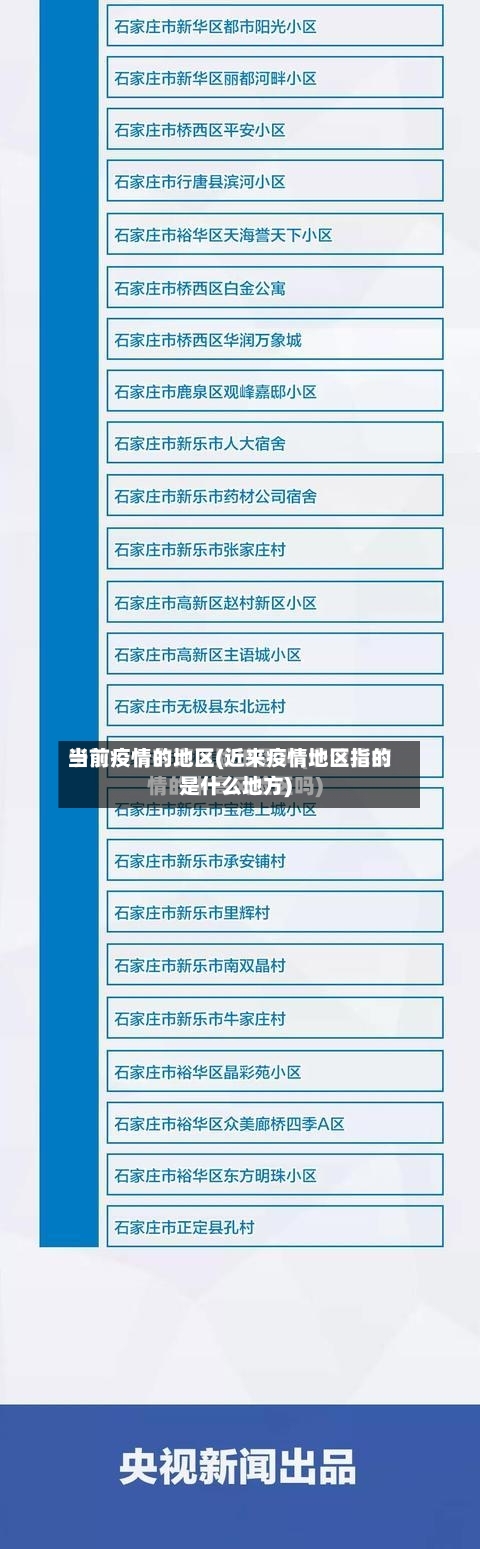 当前疫情的地区(近来疫情地区指的是什么地方)-第3张图片