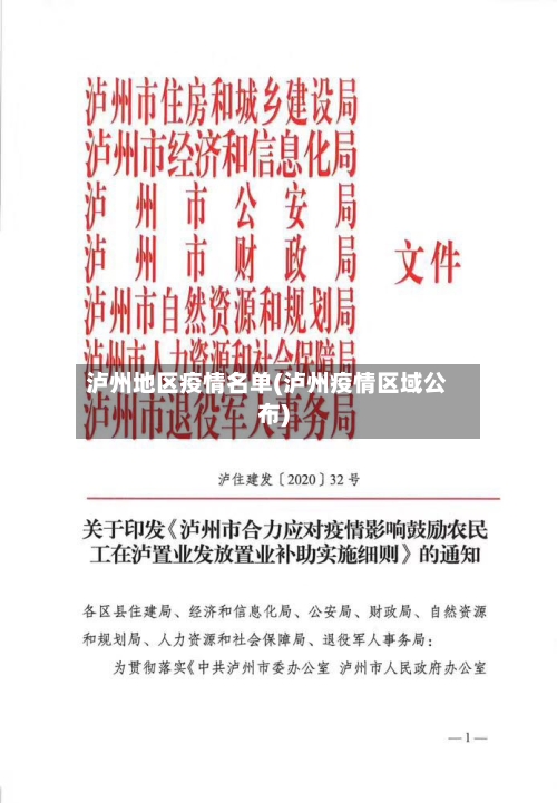 泸州地区疫情名单(泸州疫情区域公布)