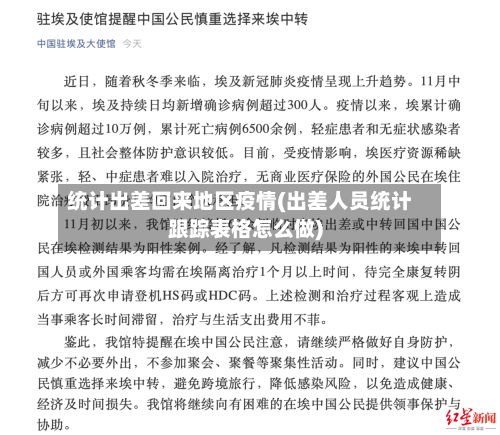 统计出差回来地区疫情(出差人员统计跟踪表格怎么做)