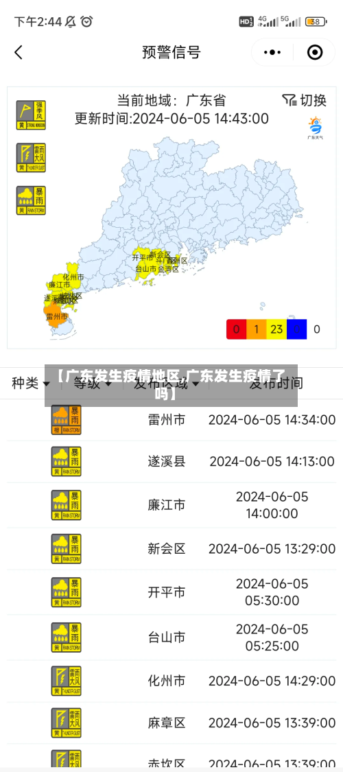 【广东发生疫情地区,广东发生疫情了吗】