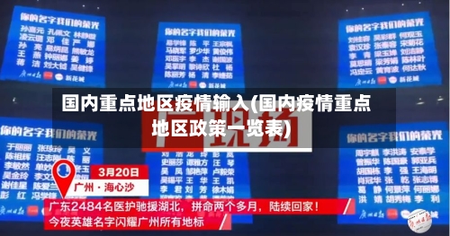 国内重点地区疫情输入(国内疫情重点地区政策一览表)